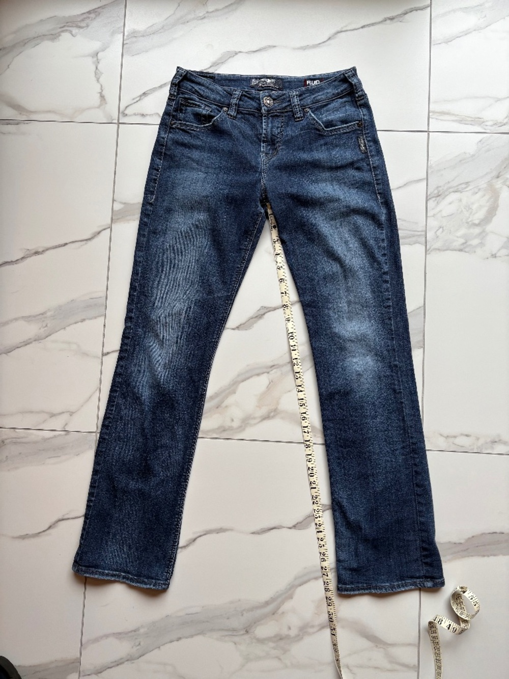 Silver Boot Cut Denim